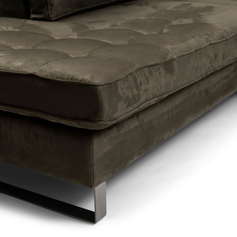 West Houston Corner Sofa Chaise Longue Left, celtic weave, pacific turtle grey