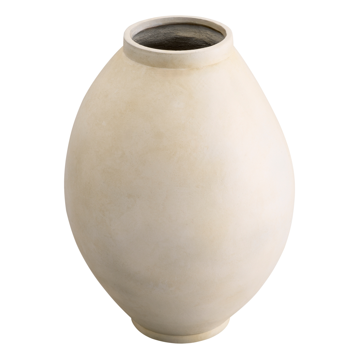 Vase Moon Jar L sandstone