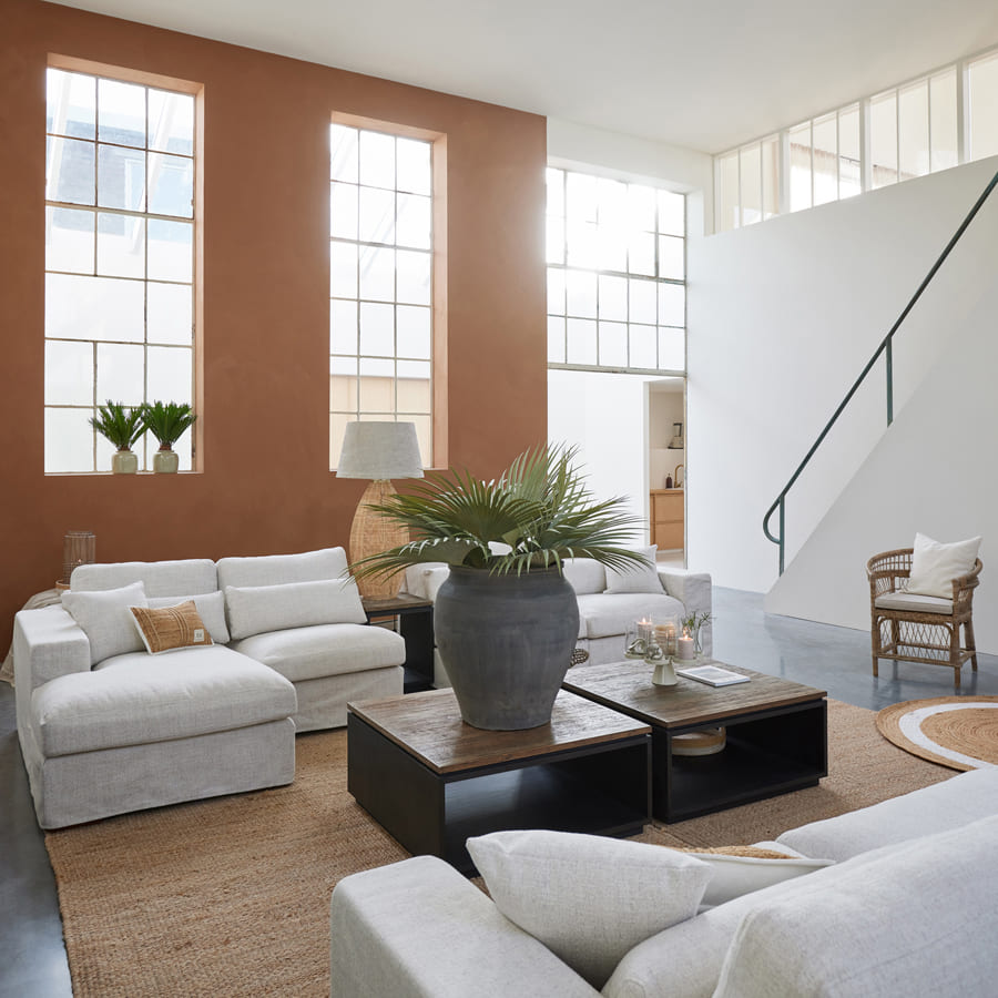 Miles Center Antique White