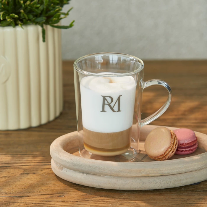 RM Double Wall Monogram Glass