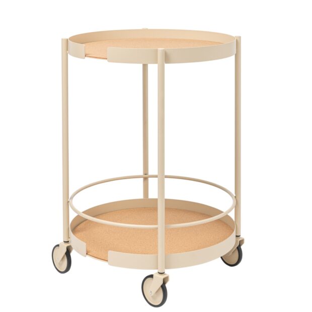 Trolley Round D42,7/H56,5 Latte