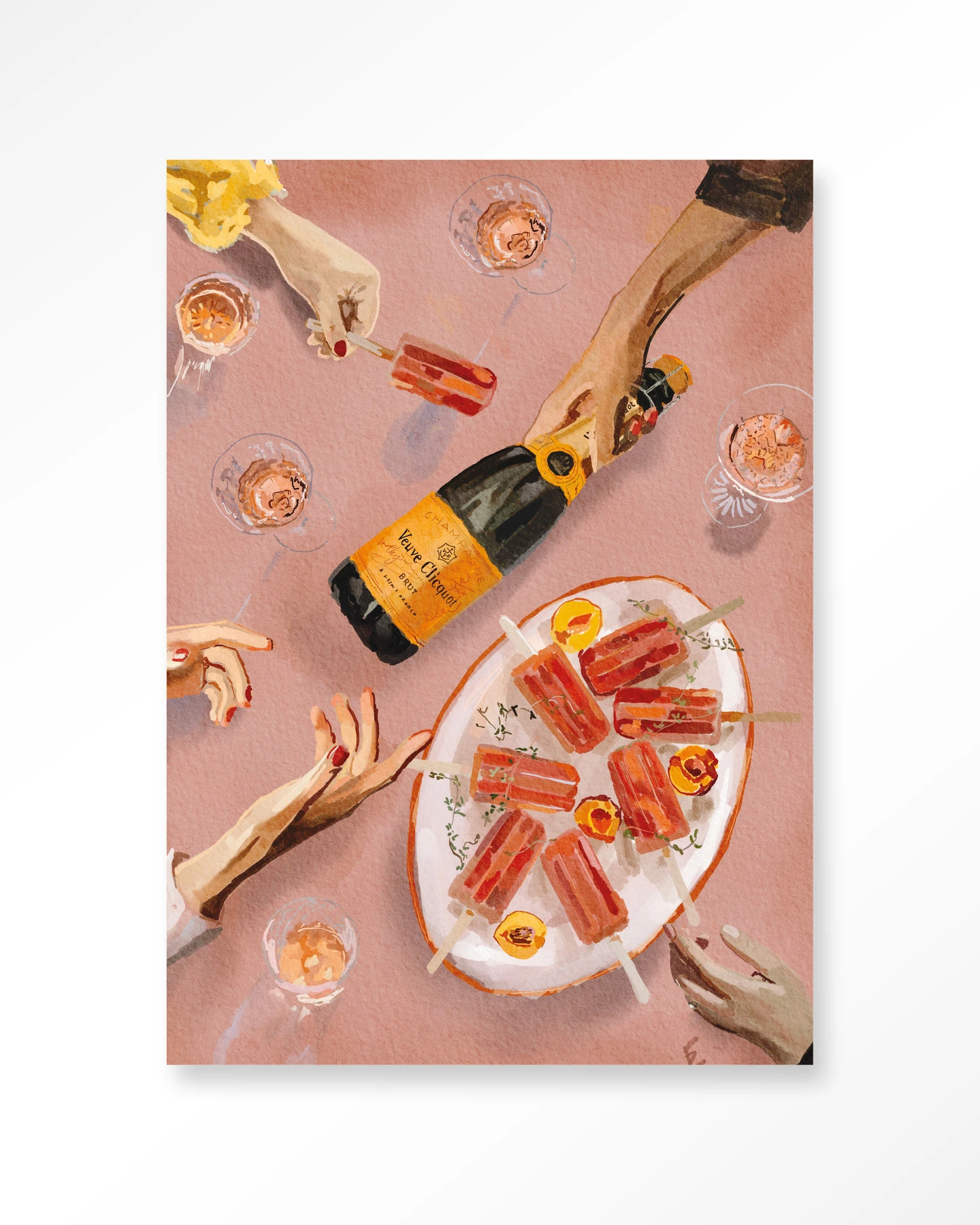 Champagne+Icecreams 80x110