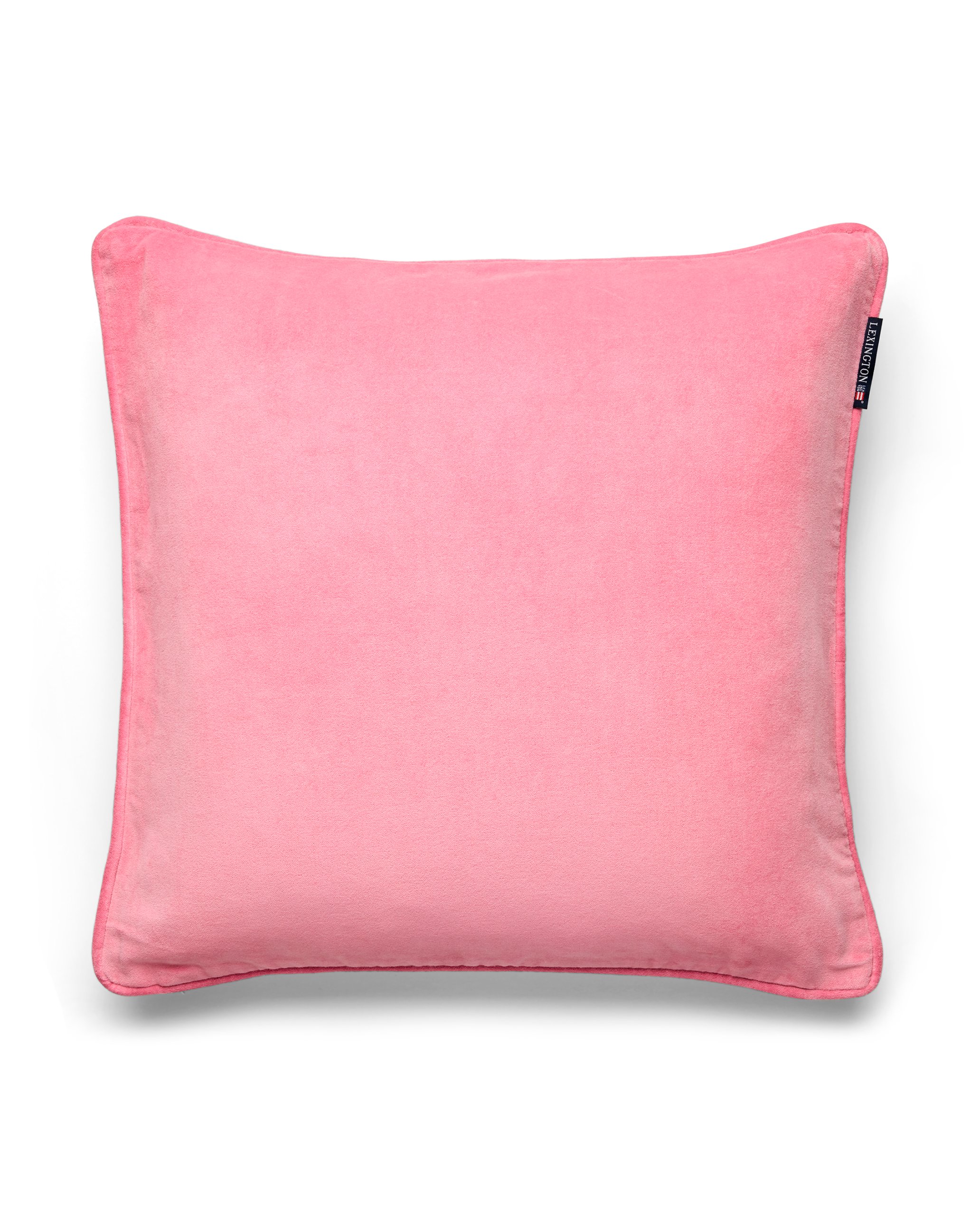 KB Velvet/Linen 50x50 pink/withe