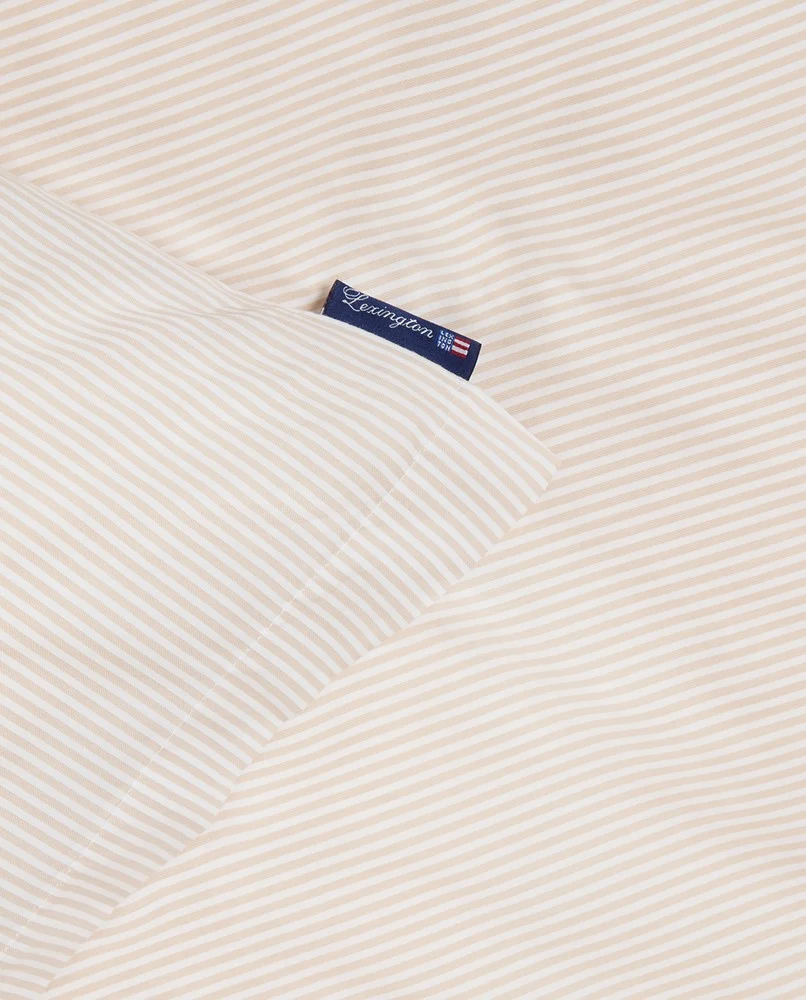 KB Striped 40x80 beige/white