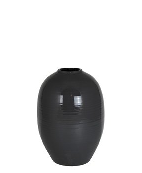 Vase Marolino H26/D36 grau