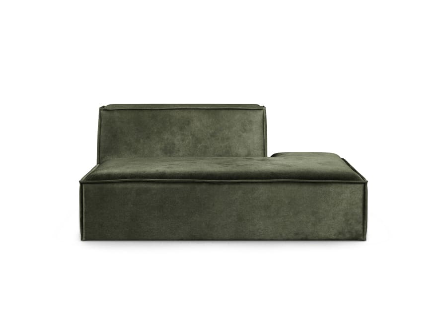 The Jagger Lounger Right Velvet Ivy