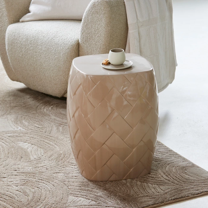 Tavira End Table sand D37/H46