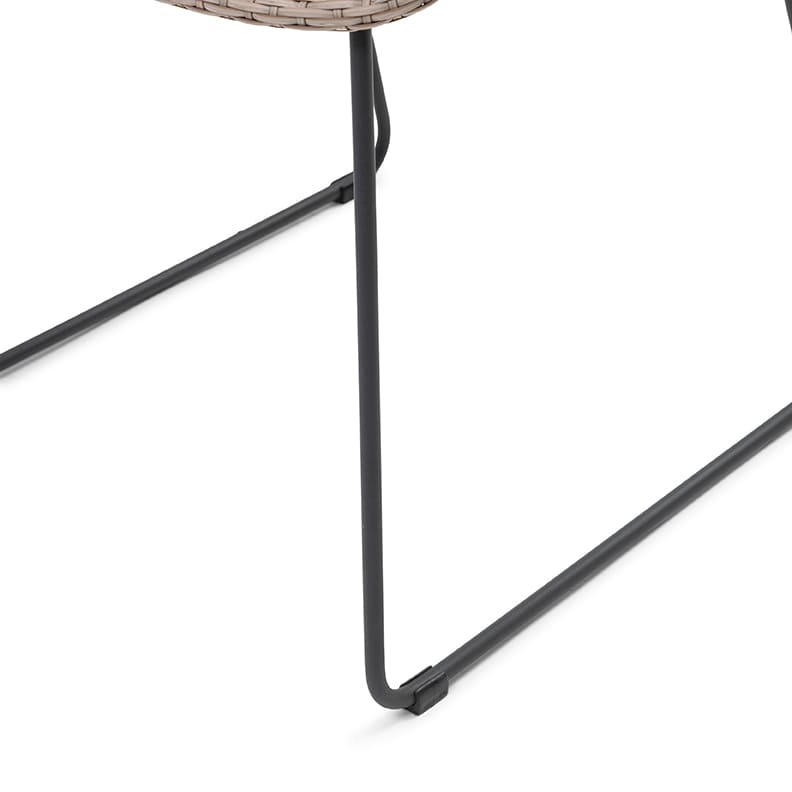 Portofino Outdoor Dining Armchair, graphite