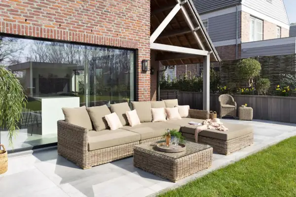 Gartensofa Hills m. Hocker Gartensofa Hills m. Hocker