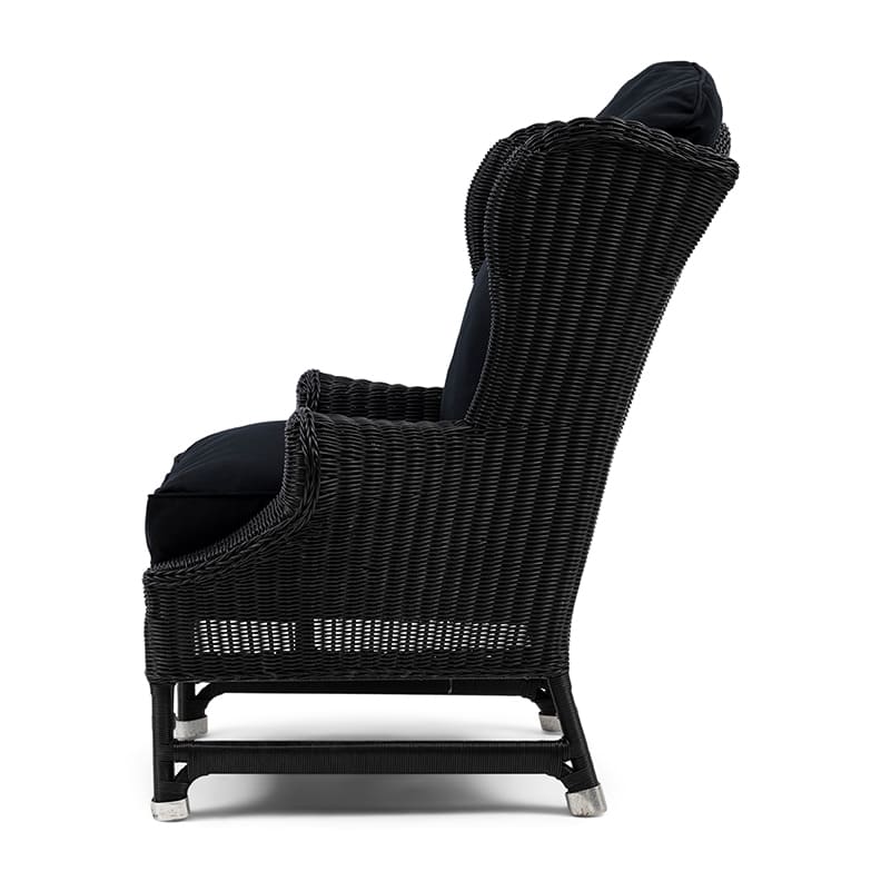 Nicolas Outdoor Wing Chair black