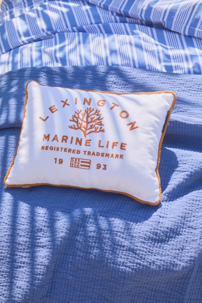 Kissen Marine Life 40x30 white/apricot