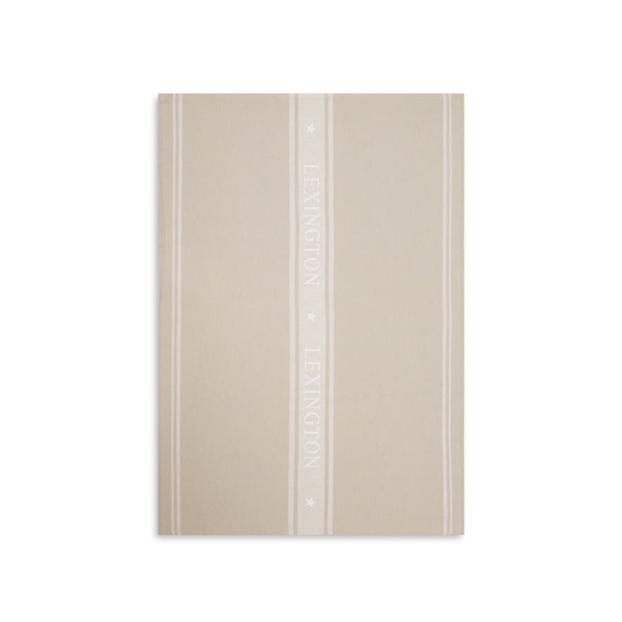 Icons Cotton Star Kitchen Beige/White 50x70