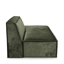 The Jagger Lounger Right Velvet Ivy