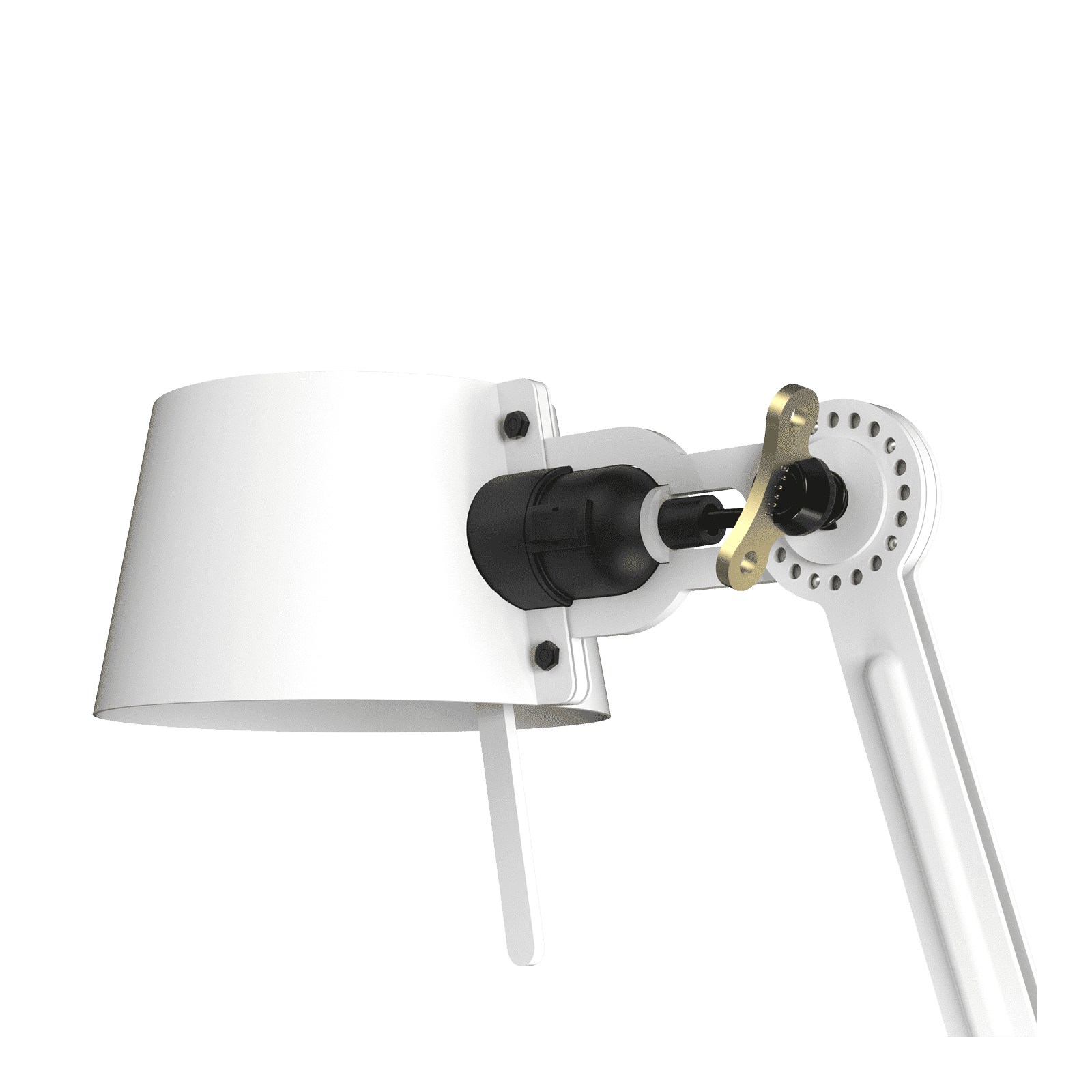 Bolt 1Arm Floor pure white