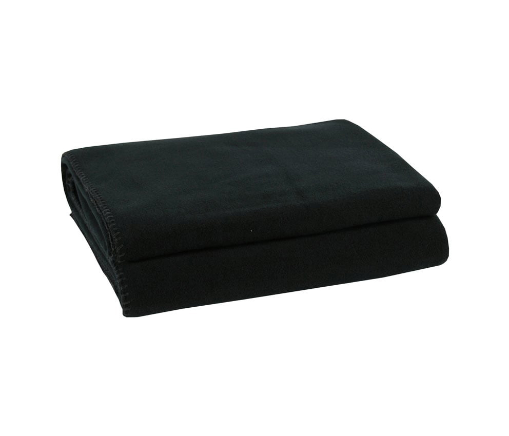 Fleece Decken 160x200 black