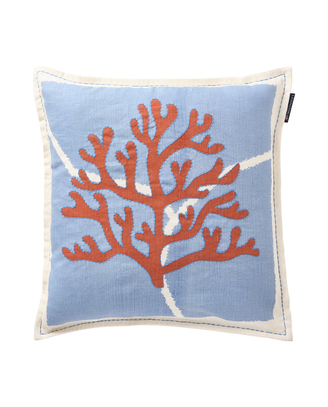 KB Summer Print 50x50 Sky blue/Coral