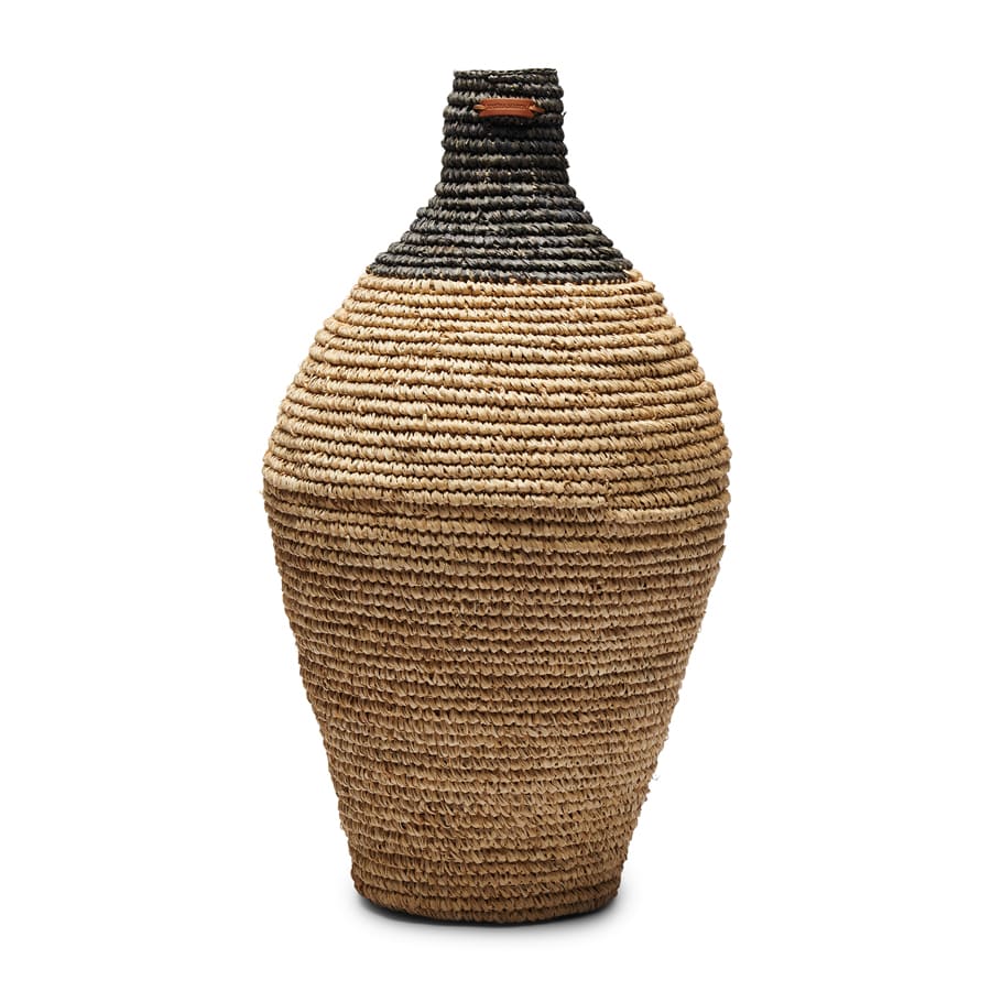 RM Sisal Vase black