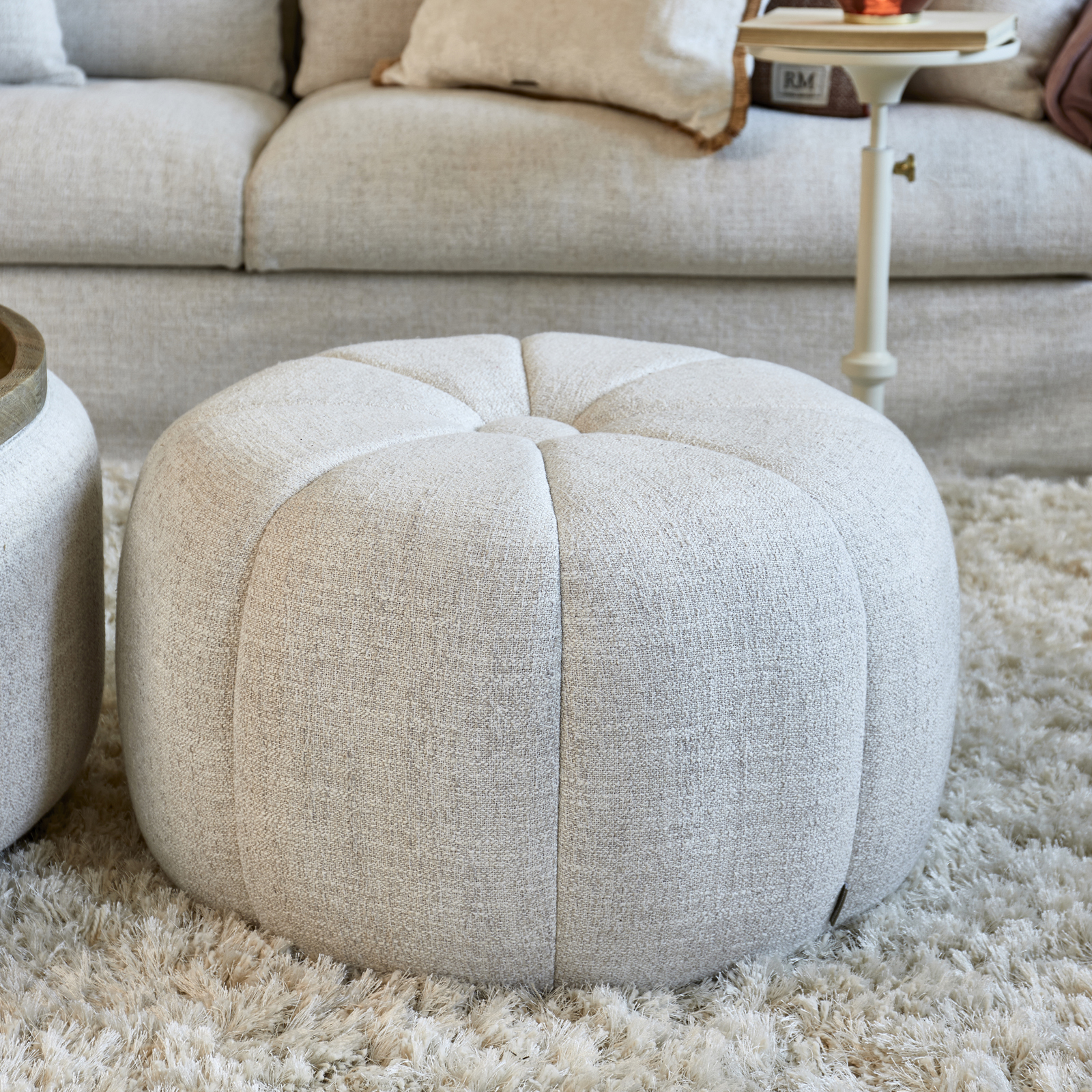 Falcone Stool Antique White Falcone Stool Antique White