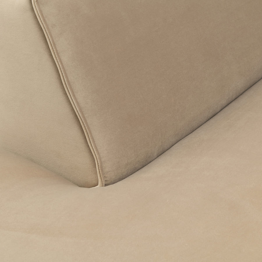 The Jagger Lounger Left Light Taupe