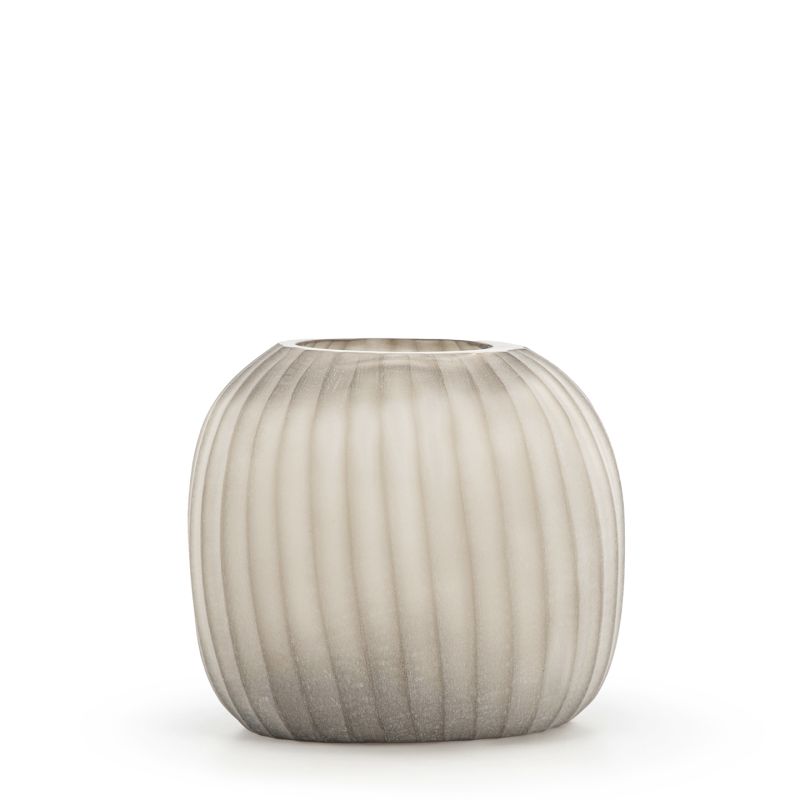Vase Erongo M D23/H20 clear/smokegrey