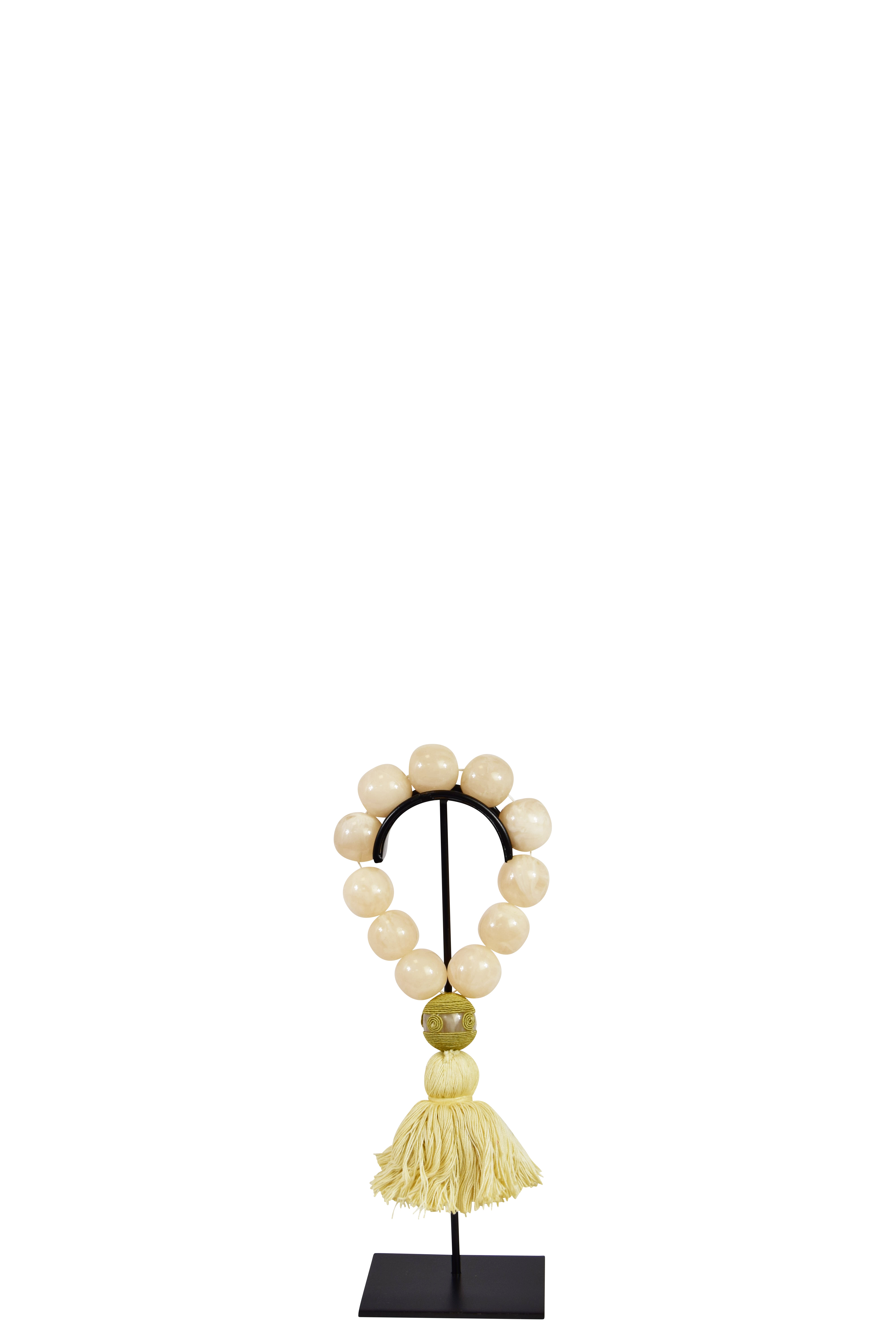 Object Nature Tassel Necklace Soft Pink