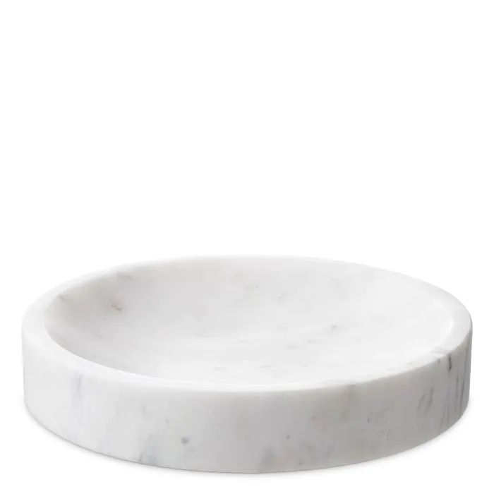Bowl Moca white Marble D30,5
