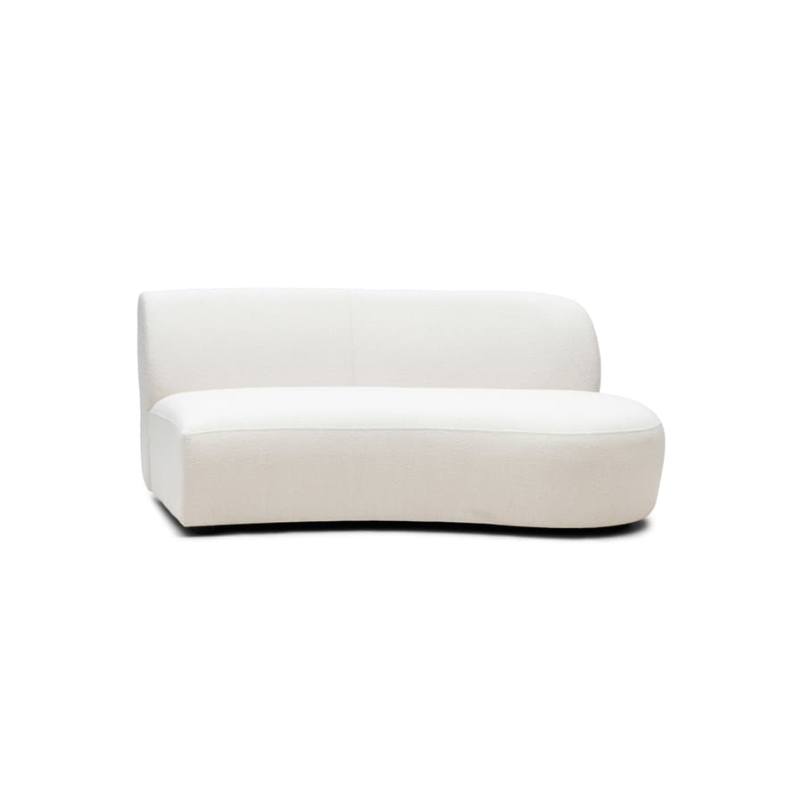 San Remo Lounger Right Simply White