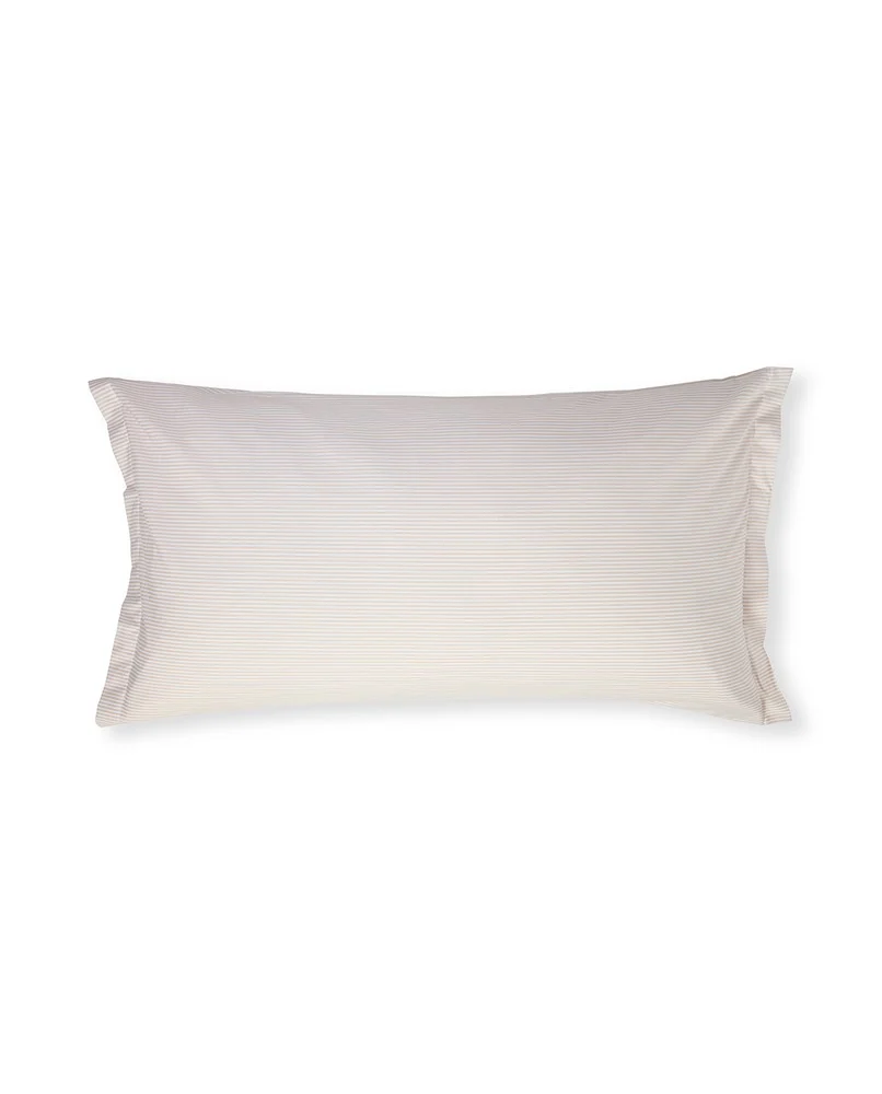 KB Striped 40x80 beige/white