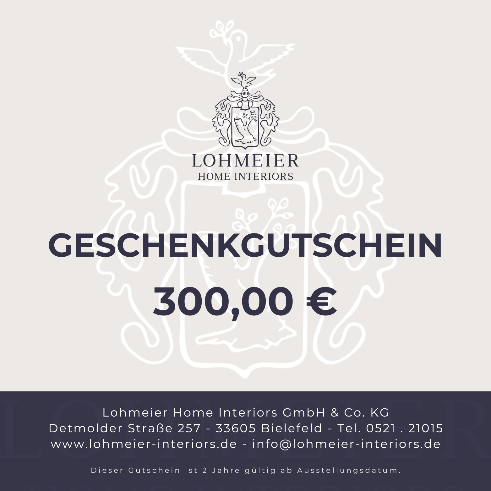 Geschenkgutschein 300 €