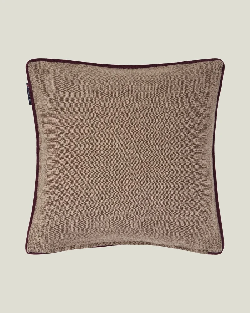 KB LetterPat Tweed 50x50 beige/brown/fig